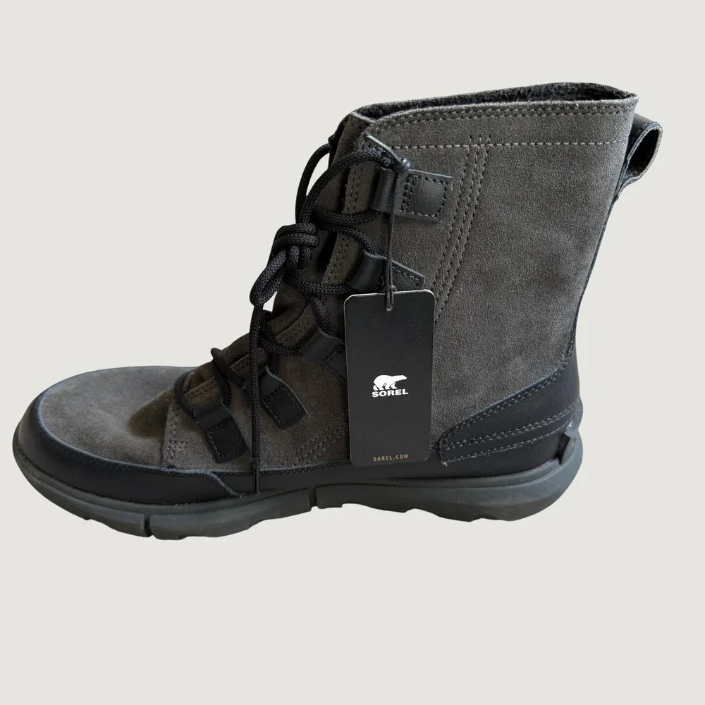 Sorel Explorer II Carnival Felt Mens Size 9.5 Waterproof Insulated Boots Grey